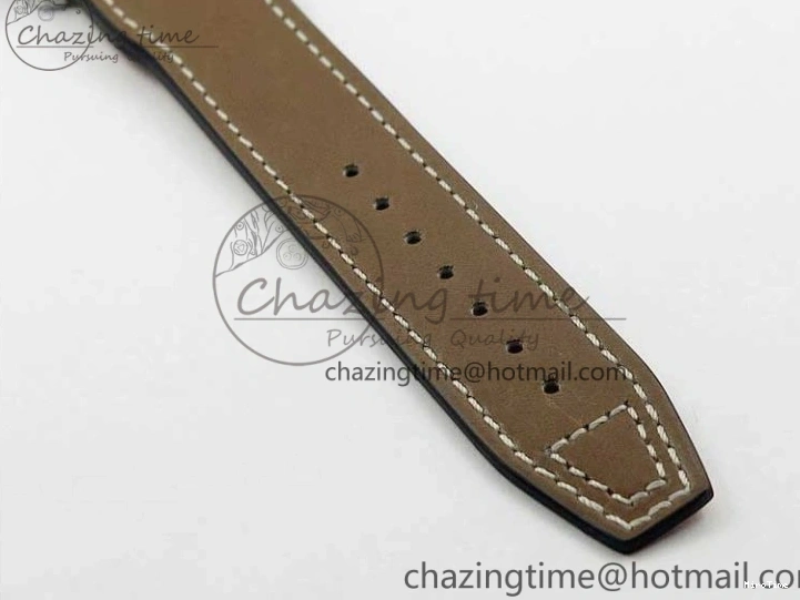 MIROTIME 0414 Pilot Chrono IW377726 ZF 1:1 Best Edition Green Dial on Brown Leather Strap A Trendsetting 7125